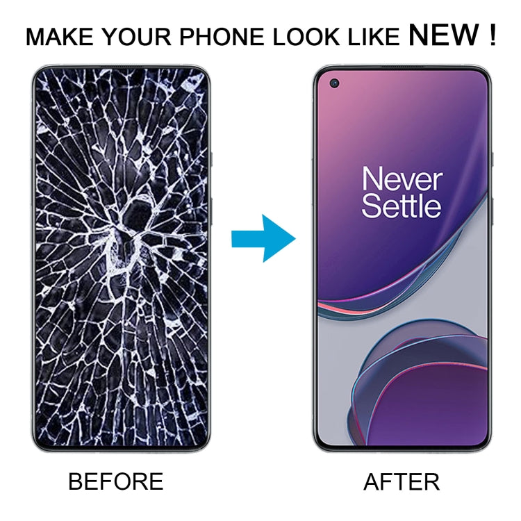หน้าจอ TFT LCD สำหรับ OnePlus 8T 5G KB2001 KB2000 KB2003 พร้อม Digitizer Full Assembly, ไม่สนับสนุนลายนิ้วมือ, For OnePlus 8T 5G(AMOLED)