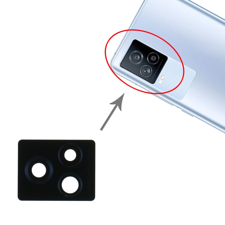 สำหรับ Vivo iQOO 7 V2049A 10 ชิ้นเลนส์กล้องด้านหลัง, For Vivo iQOO 7