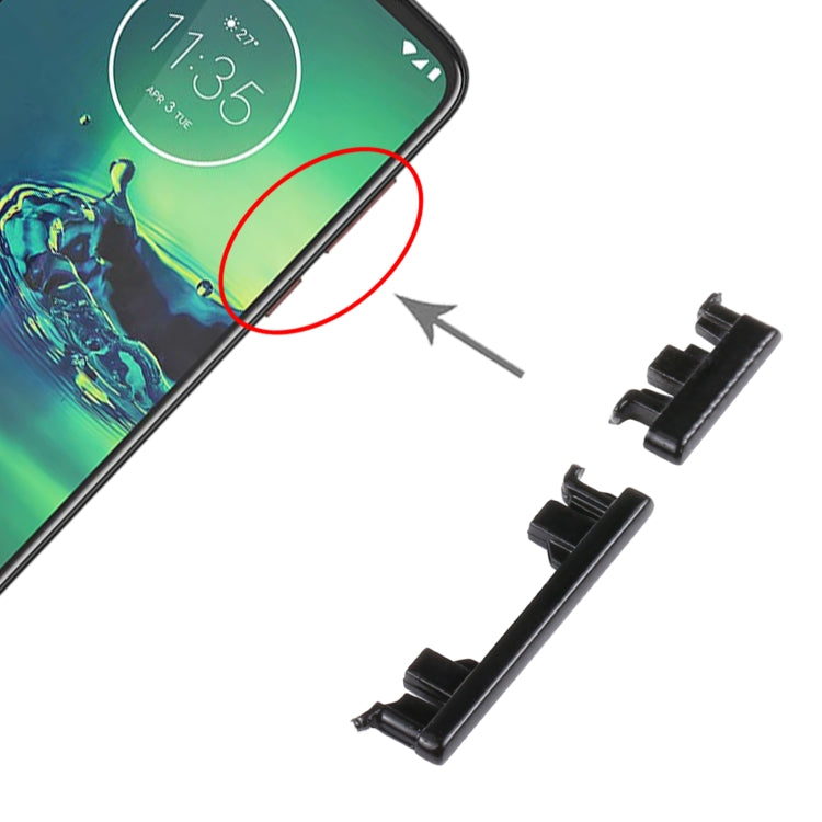 ปุ่มเปิดปิดและปุ่มควบคุมระดับเสียงสำหรับ Motorola Moto G8 Plus XT2019 XT2019-2, For Motorola Moto G8 Plus