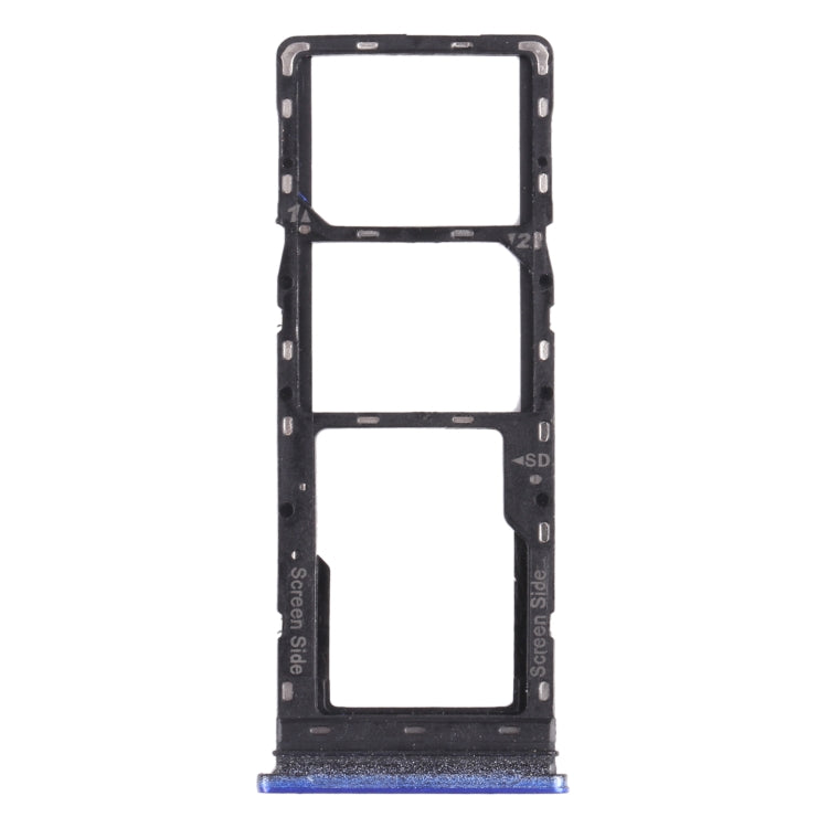 สำหรับ Tecno Spark 6 Air KE6 KE6J KF6 ถาดซิมการ์ด + ถาดซิมการ์ด + ถาดใส่การ์ด Micro SD, For Tecno Spark 6 Air