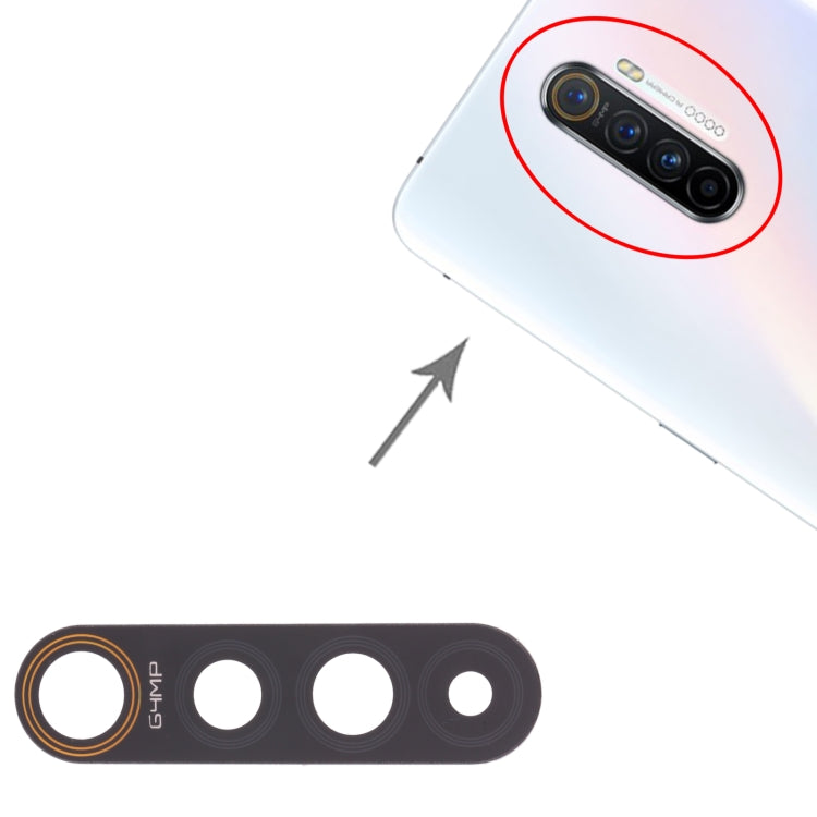 สำหรับOPPO Realme X2 Pro 10 ชิ้นเลนส์กล้องด้านหลัง, For OPPO Realme X2 Pro