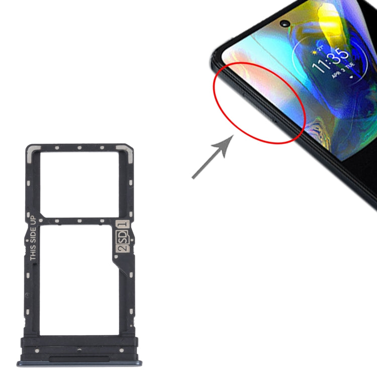 สำหรับ Motorola Moto G82 5G ถาดซิมการ์ด + ถาดใส่การ์ด SIM / Micro SD, For Motorola Moto G82 5G