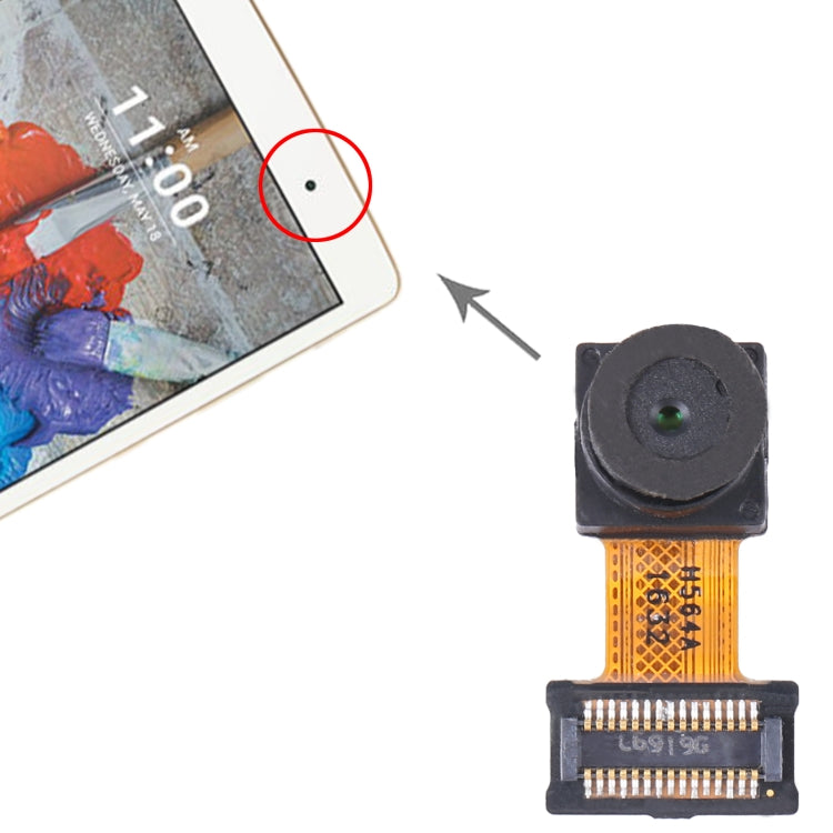 สำหรับ LG G Pad X 8.0 V520 กล้องด้านหน้าของแท้, For LG G Pad X 8.0 V520