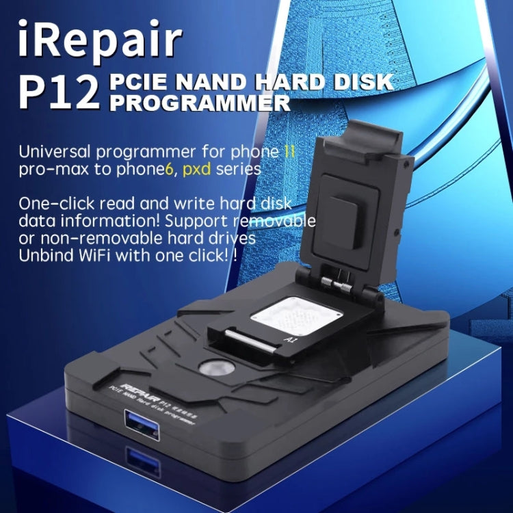 Mijing iRepair P12 PCIE NAND ฮาร์ดดิสก์โปรแกรมเมอร์เครื่องมือ, iRepair P12