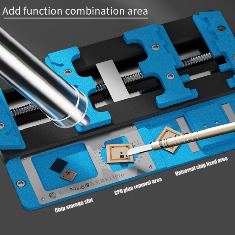 Mijing K23 Pro ตัวยึด PCB มัลติฟังก์ชั่นสำหรับซ่อมแซม, Mijing K23 Pro