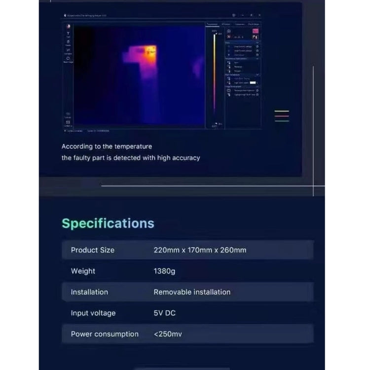 3D กล้องถ่ายภาพความร้อนอินฟราเรดเมนบอร์ด PCB Fault Detection, Qianli 3D PCB Fault Detection