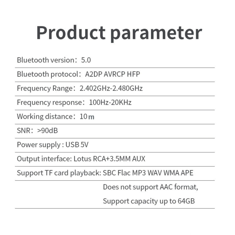 R6 NFC Bluetooth 5.0 เครื่องรับสัญญาณเพลงบนเดสก์ท็อปตัวรับสัญญาณ Bluetooth รองรับการ์ด TF