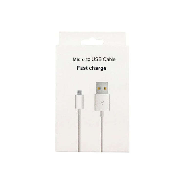 XJ-023 2 ชิ้น USB ชายกับไมโคร USB ชายอินเตอร์เฟซสายชาร์จ, ความยาว: 1 ม, Micro USB