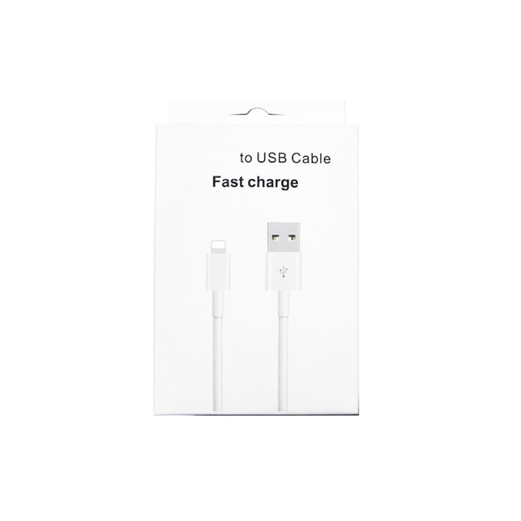 XJ-51 3A USB to 8 Pin Fast Charging Cable สำหรับ iPhone 12 Series, ความยาว: 1 ม., 1m