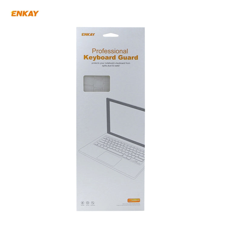 ฟิล์มป้องกันแป้นพิมพ์ ENKAY Soft TPU สำหรับ MacBook Pro 16 นิ้ว A2141 / Pro 13.3 นิ้ว A2289 และ A2251 และ A2338 (2020) รุ่นสหภาพยุโรป, EU Version