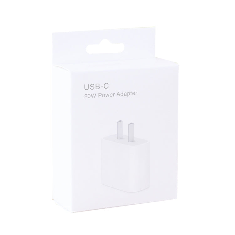 PD 20W อะแดปเตอร์ชาร์จไฟสำหรับเดินทางพอร์ต USB-C / Type-C เดี่ยวปลั๊ก US, 20W US Plug