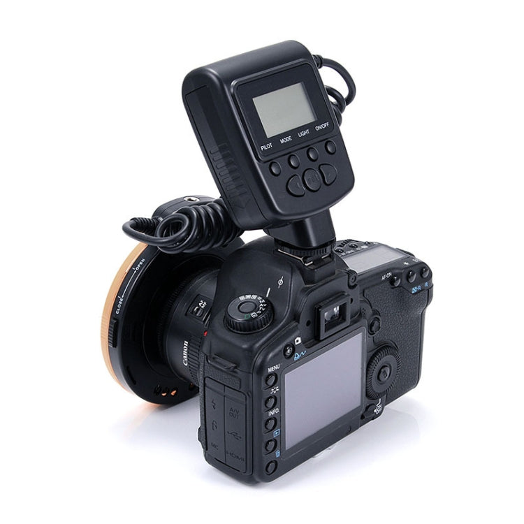 HD-130 Macro LED Ring Flash Light พร้อมวงแหวนอะแดปเตอร์ขนาดต่างๆ 8 แบบ (40.5 / 52 / 55 / 58 / 62 / 67 / 72 / 77mm) และตัวกระจายสี 3 สี