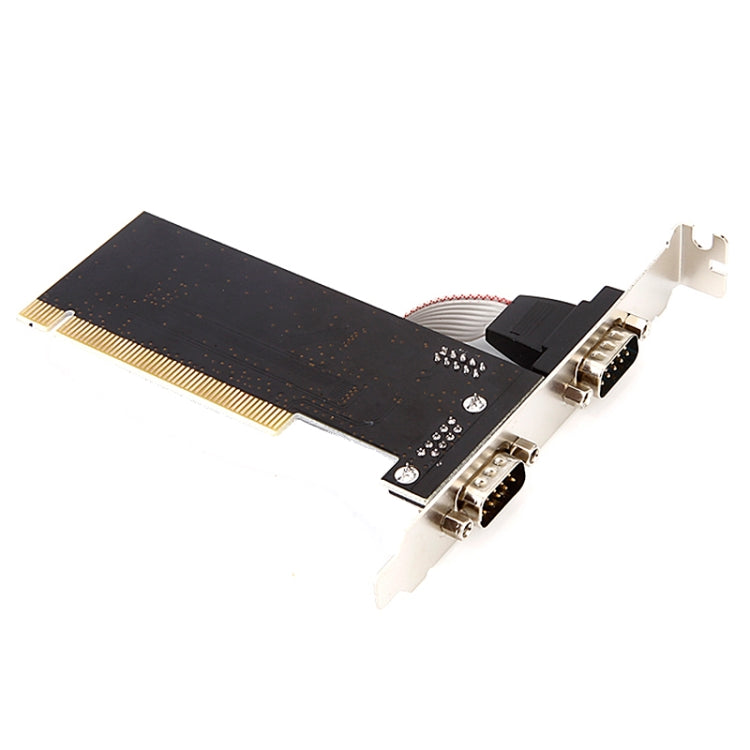 RS232 Serial Port TX382B 2 พอร์ต Pci ถึง 9 Pin Com Riser Card Adapter พร้อมหมายเลขติดตาม