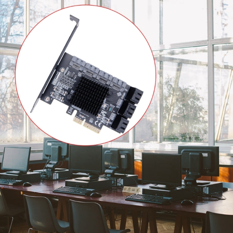 การ์ดขยาย PCI Express 6Gbps เป็น SATA 3.0