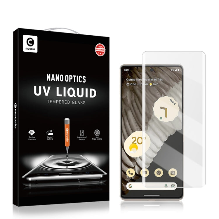 สำหรับ Google Pixel 7 Pro 5G mocolo 9H 3D Full Screen UV Screen Film, For Google Pixel 7 Pro