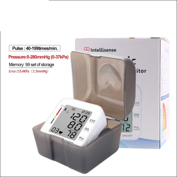 RZ204 เครื่องวัดความดันโลหิตแบบข้อมือแบบดิจิตอลอัตโนมัติ Heart Beat Light น้ำหนัก LCD นาฬิกาข้อมือดิจิตอลพร้อมเสียง