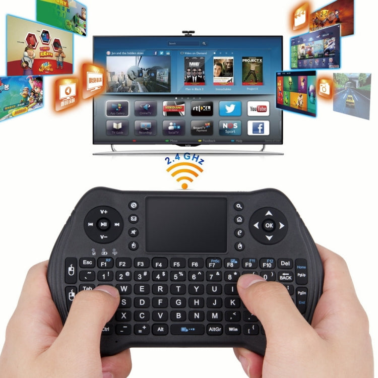 MT10 Fly Air Mouse คีย์บอร์ดไร้สายขนาดเล็ก 2.4GHz คีย์บอร์ดมัลติฟังก์ชั่น Fly Air Mouse
