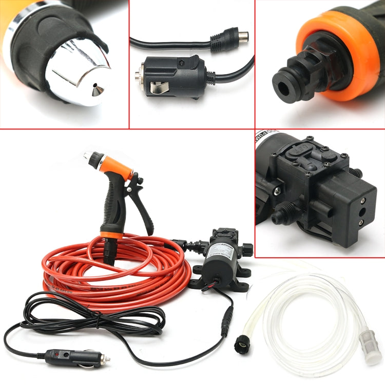 แรงดันสูง 12V แบบพกพา 100W 160PSI รถเครื่องซักผ้าไฟฟ้าเครื่องซักผ้าไฟแช็กปั๊มน้ำชุด, Pump Kit