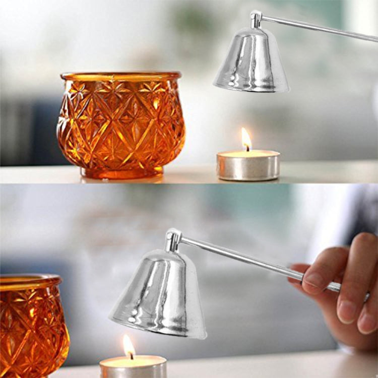 เทียนหน้ากากสีเงินโครเมียมสดใส เทียนดับ เทียนอโรมา อุปกรณ์เทียน, Candle Mask