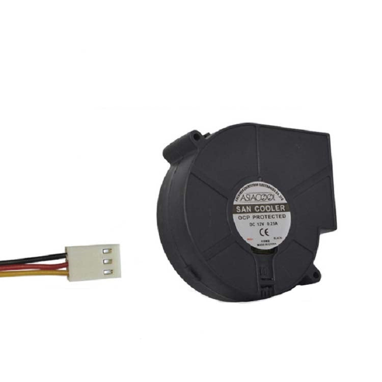ASIACOOL พัดลมโบลเวอร์ Silent Turbo, 5015 12V, 7530 12V, 9733 12V