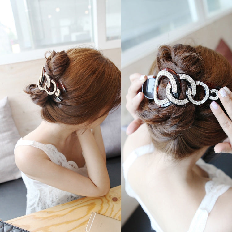 Rhinestone คลิปผมผมปู CLAMP อุปกรณ์เสริมขนาดใหญ่เครื่องมือจัดแต่งทรงผมอุปกรณ์เสริมผมผู้หญิง Hairpin