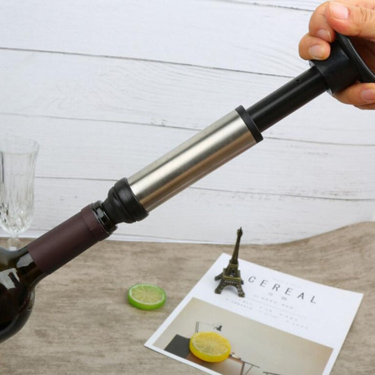 จุกไวน์สแตนเลส จุกแชมเปญ ปั๊มสุญญากาศไวน์แดง, Stainless Steel Wine Stopper