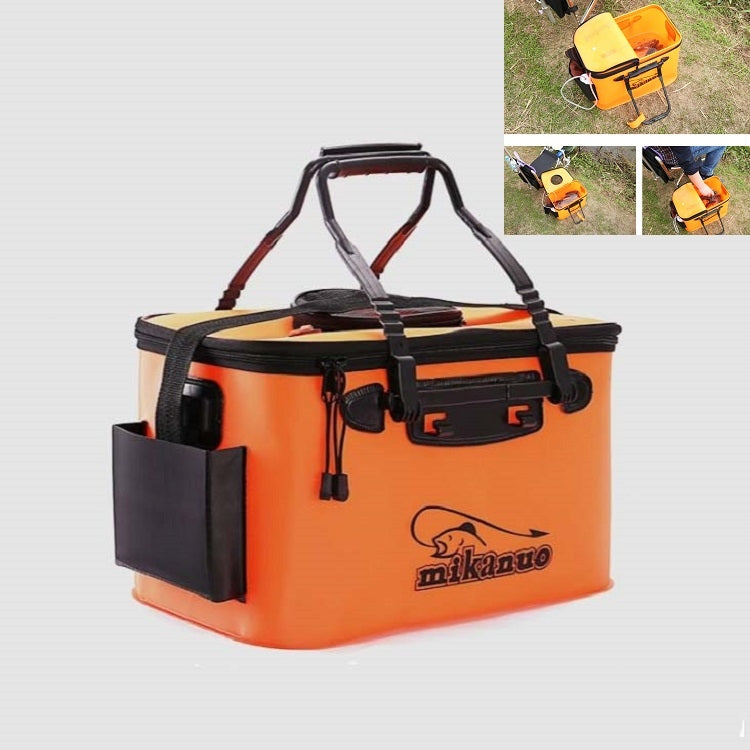 หนามัลติฟังก์ชั่พับกล่องปลาสดถังตกปลา, 35 cm (with Handle without Side Pockets), 50 cm (with Handle and Side Pocket)
