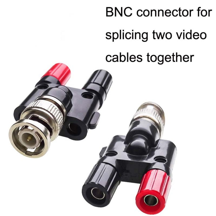 5 ชิ้น BNC ปลั๊กชายกล้วย 2 แจ็คหญิงอะแดปเตอร์ RF, BNC Male to Two Banana Female