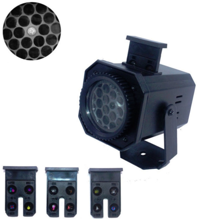8W LED เวทีแสงคริสต์มาสเกล็ดหิมะรูปแบบการฉายโคมไฟผลแสงเลเซอร์, EU Plug