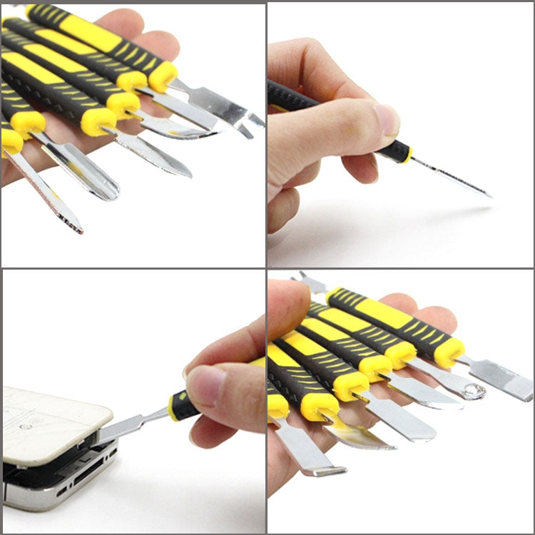 6 in 1 Metal Crowbar Disassembly Bar โทรศัพท์มือถือเครื่องใช้ในบ้านดิจิตอลเครื่องมือเปิดผลิตภัณฑ์, 6 in 1 Removal Bar