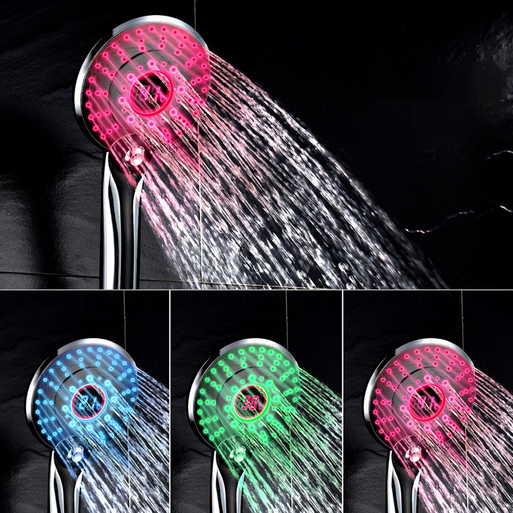 มือถือดิจิตอลจอแสดงผลห้องน้ำหัวฝักบัวควบคุมอุณหภูมิ, Temperature Control Shower