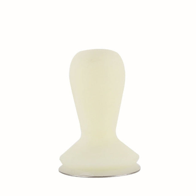 58 มม.กาแฟ Tamper สีซิลิโคน Frosted Handle กาแฟค้อน 304 สแตนเลสสตีลผงกดอุปกรณ์เสริมกาแฟ, Starry Sky, Milk White
