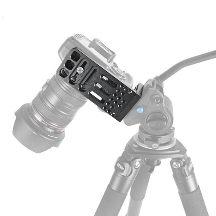 BENXIN L130A Universal แนวตั้ง Clapper เหมาะสำหรับ SLR Stabilizer Quick-แผ่นติดตั้งขาตั้งกล้องหัวไฮดรอลิกแนวตั้ง Clapper, BEXIN L130A