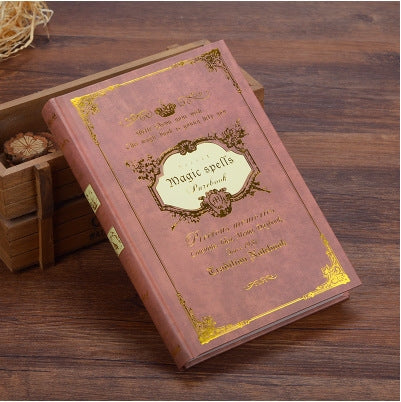 64Kกระเป๋าขนาดเล็กVINTAGE Notebook Handcover Magic Spellsกระเป๋าBook Planner Journal Traveler Notepad