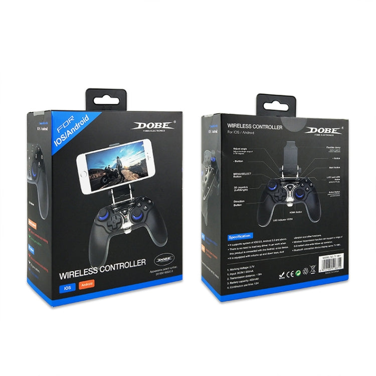 DOBE TI-1881 Bluetooth 4.0 Android IOS โทรศัพท์มือถือคอนโทรลเลอร์ไร้สายรองรับเกม MFI ต่างประเทศ