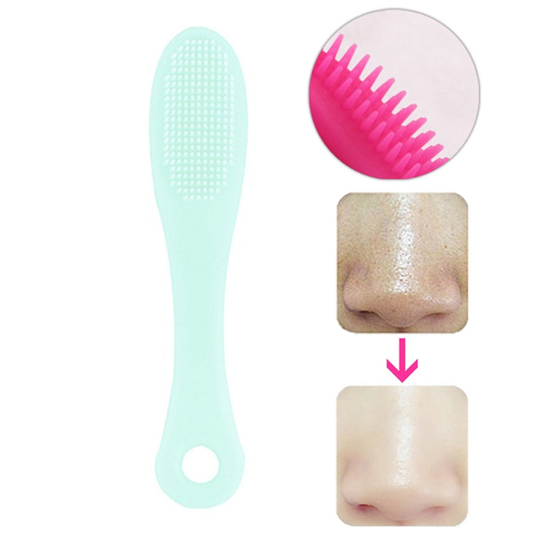 10 ชิ้น Blackhead แปรงทำความสะอาดใบหน้า Extractor Remover เครื่องมือซิลิโคนแปรงนวดนิ้วมือ Face Exfoliating ทำความสะอาดเครื่องมือ