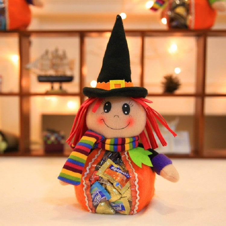 ฮาโลวีนน่ารักการ์ตูนถุงพลาสติกใสตกแต่งปาร์ตี้ฮาโลวีน Candy กระเป๋าเป้สะพายหลัง, 01, 02, 03
