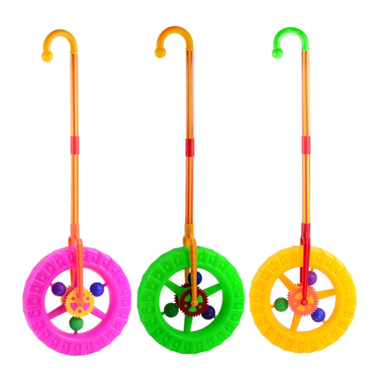 รถเข็นของเล่นเด็กวอล์คเกอร์ล้อเดียว Pusher การจัดส่งสีสุ่ม, Single Wheel Pusher