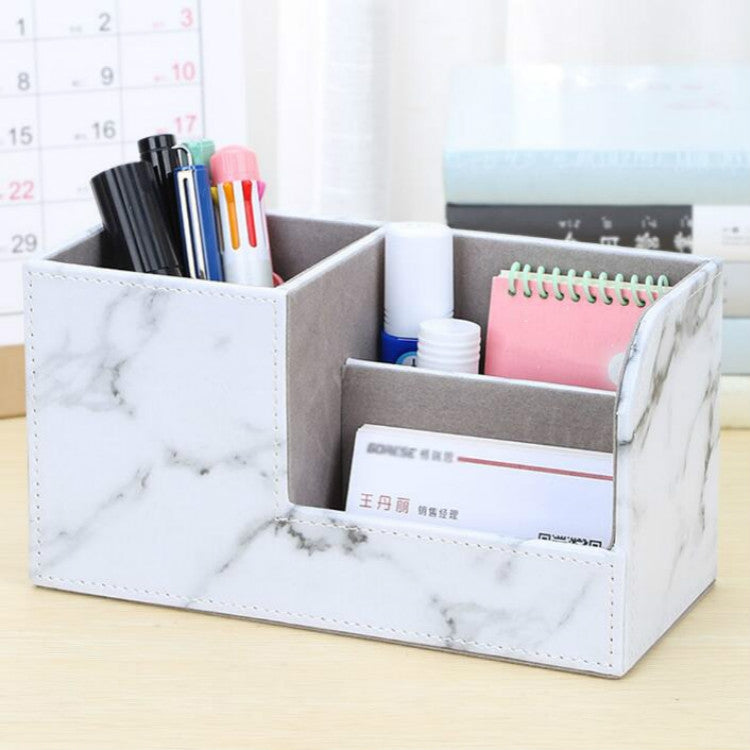 กล่องเก็บของที่ใส่ปากกามัลติฟังก์ชั่น Marble Retro Creative Office, Marble 1822