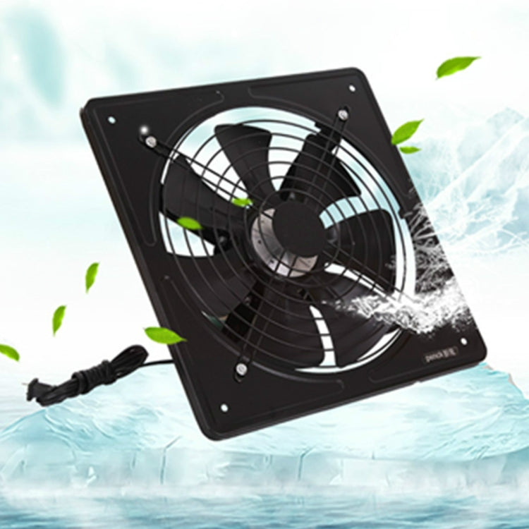 220V พัดลมดูดอากาศความเร็วสูง Air EXTRACTOR พัดลมระบายอากาศหน้าต่างสำหรับห้องครัว Ventilator Axial อุตสาหกรรมพัดลมติดผนัง, 12 inch, 10 inch