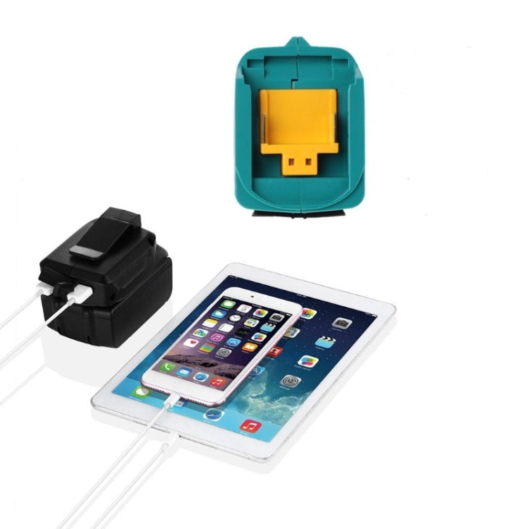 แบตเตอรี่อะแดปเตอร์ USB ชาร์จ Converter สำหรับ MAKITA ADP05 18V 14.4V แบตเตอรี่ลิเธียม