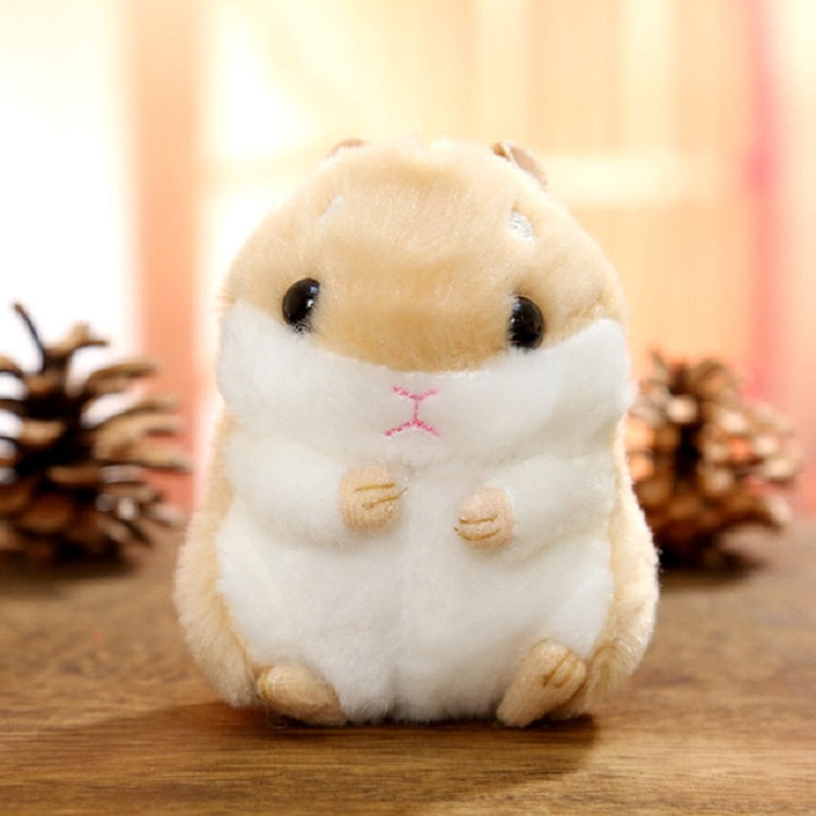 หนูแฮมสเตอร์น่ารักพวงกุญแจกระเป๋าจี้ตุ๊กตา
