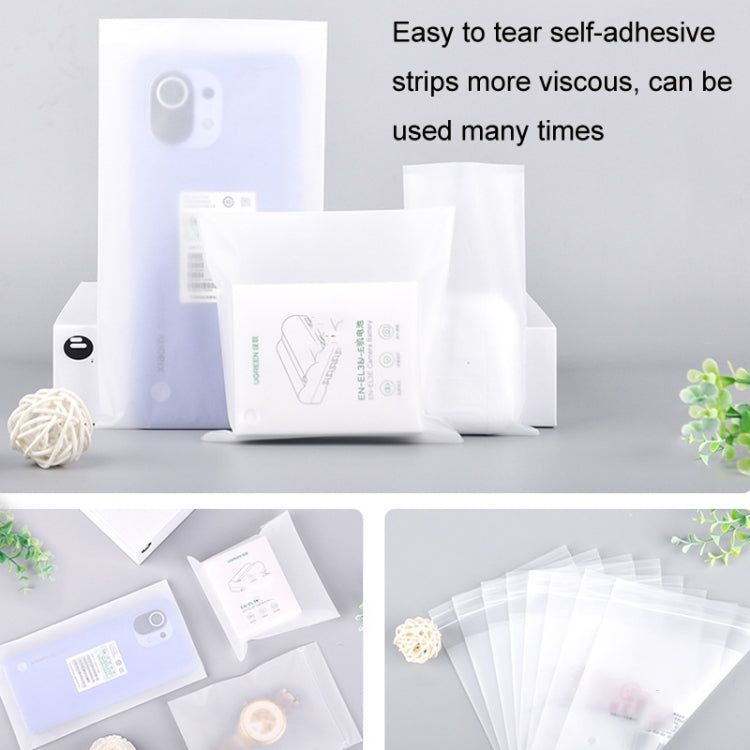 2 ชุด CPE Matte Self-Sealed กระเป๋าข้อมูลสายเคเบิลเคสโทรศัพท์ถุงบรรจุภัณฑ์, 100 PCS / Set 10x18cm, 100 PCS / Set 10x22cm, 100 PCS / Set 11x13cm, 100 PCS / Set 13x15cm, 100 PCS / Set 15x27cm, 100 PCS / Set 18x29cm, 100 PCS / Set 20x33cm