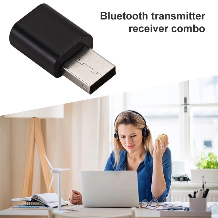 ตัวรับสัญญาณเสียงบลูทูธอะแดปเตอร์บลูทูธ USB สำหรับลำโพงรถยนต์ทีวี/พีซี, BT600