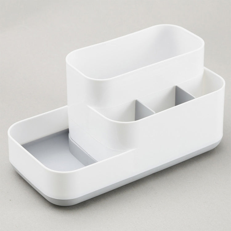 K204 Creative พลาสติกที่ถอดออกได้ Grid Finishing เครื่องสำอาง Desktop Rack Storage Box