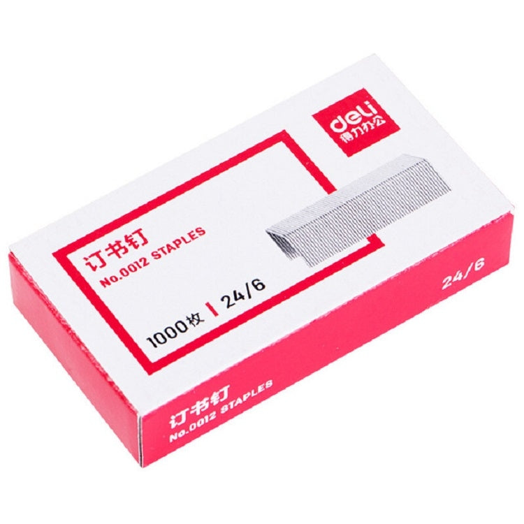 20 ชิ้น Deli 0012 Universal เบอร์ 12 เครื่องเย็บกระดาษ 24/6 ลวดเย็บกระดาษลวดเย็บกระดาษปกติ