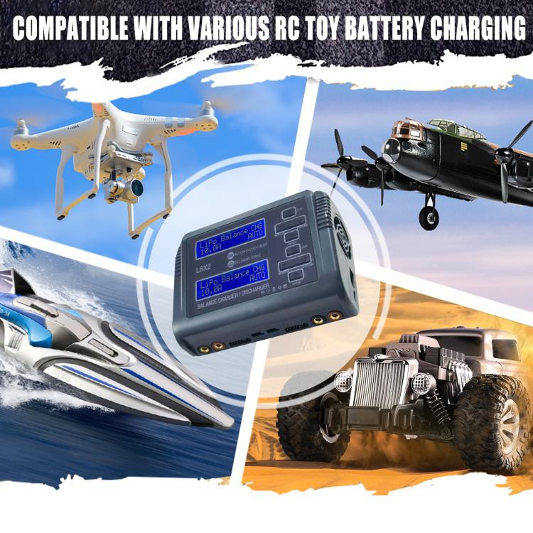 HTRC C240 Balanced แบตเตอรี่ลิเธียม Charger รีโมทคอนโทรลเครื่องบินของเล่น Charger, EU Plug