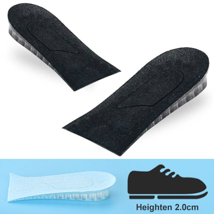 10 คู่ JF101 ที่มองไม่เห็นซิลิโคนความสูง Pad ส้นความสูงพื้นรองเท้า Shock Absorption Half Pad, Three Layer, One Layer
