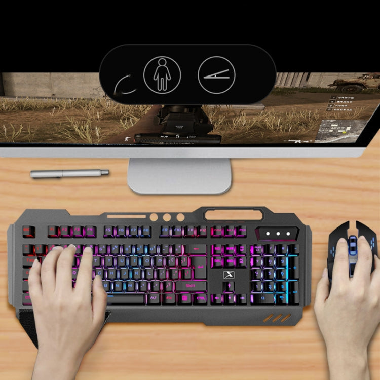 ชุดคีย์บอร์ดและเมาส์ไร้สายสำหรับเล่นเกมแบบชาร์จ K680 RGB