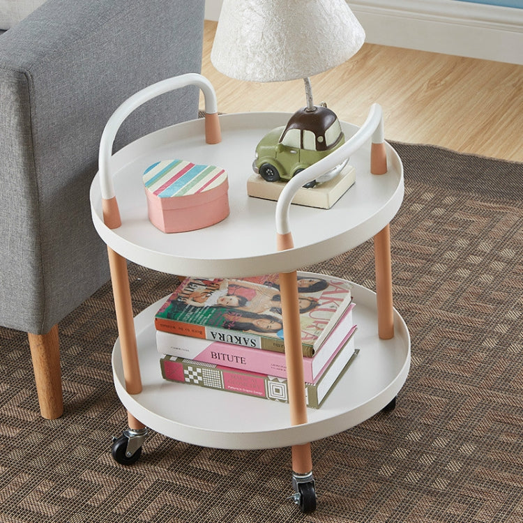 Luxury Movable รถเข็น Simple ห้องครัวห้องนั่งเล่นเก็บชุดชา Rack, Three Layers, Two Layers